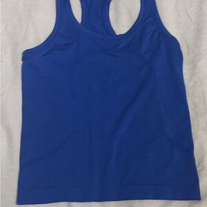Lululemon Athletica Royal Blue and pink Tank Top